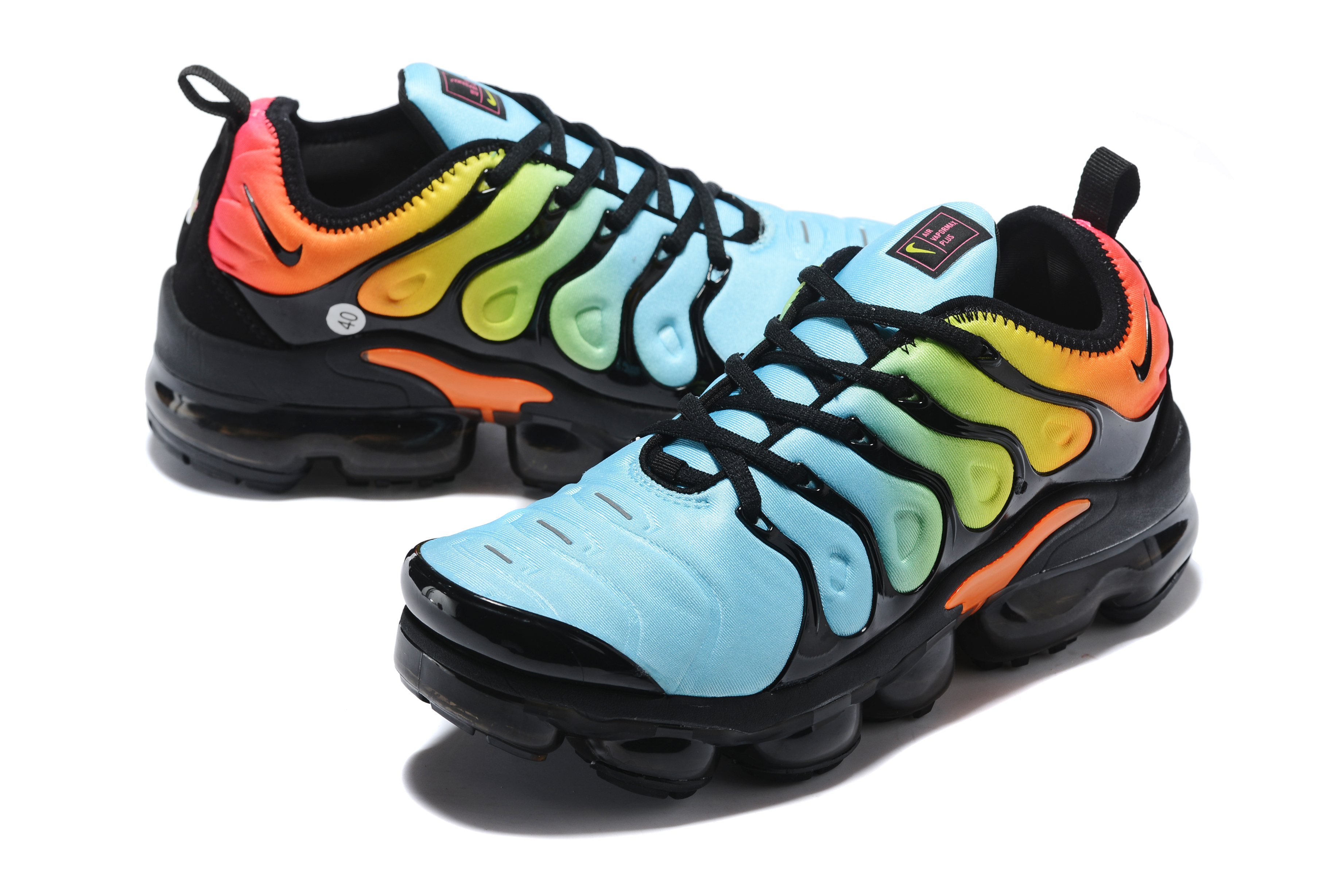 Nike Air Max TN Plus Jade Blue Orange Black Shoes For Women